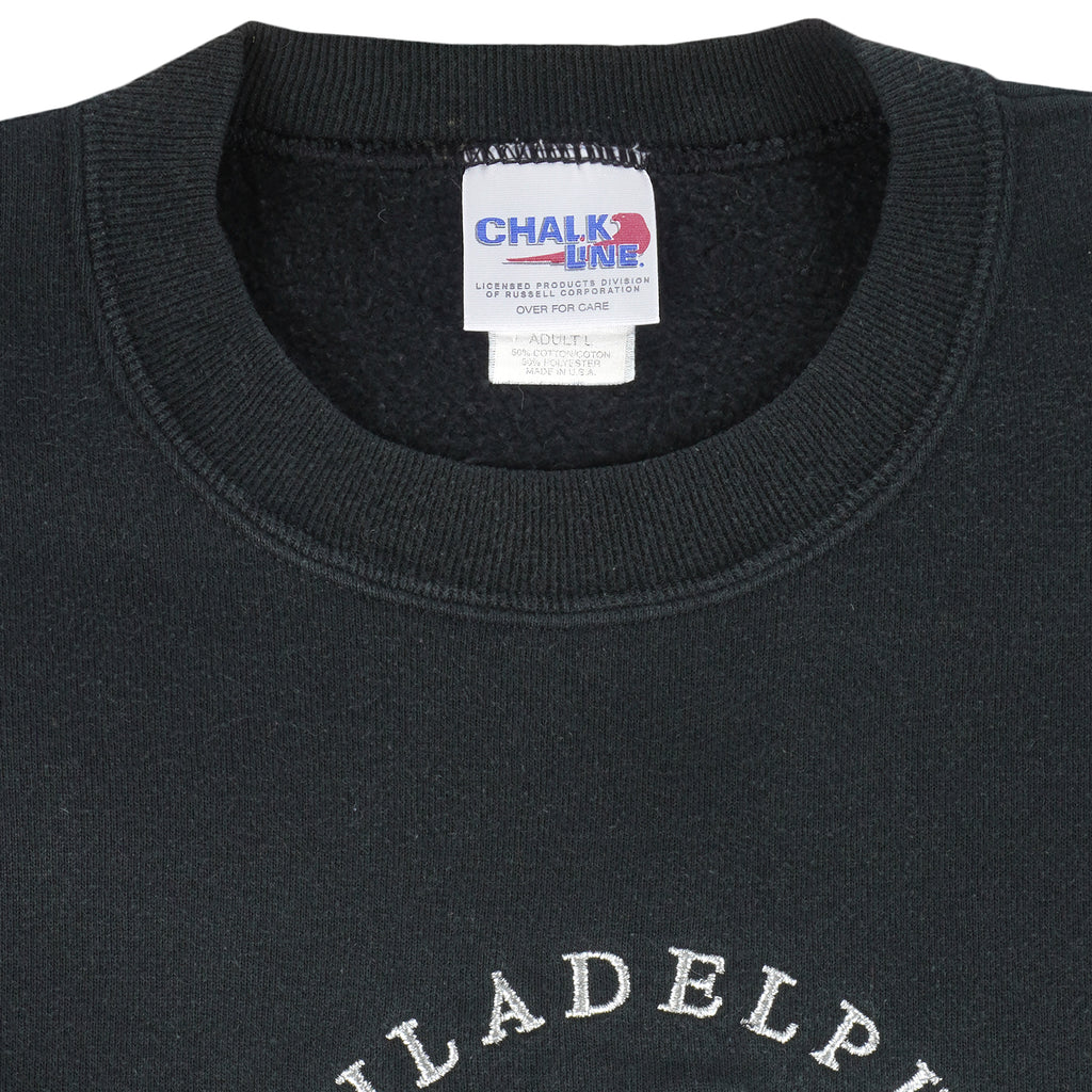 NFL - Philadelphia Eagles Embroidered Crew Neck Sweatshirt 1990s Large Vintage Retro Football