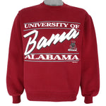 NCAA - Alabama Crimson Tide Crew Neck Sweatshirt 1990s Medium