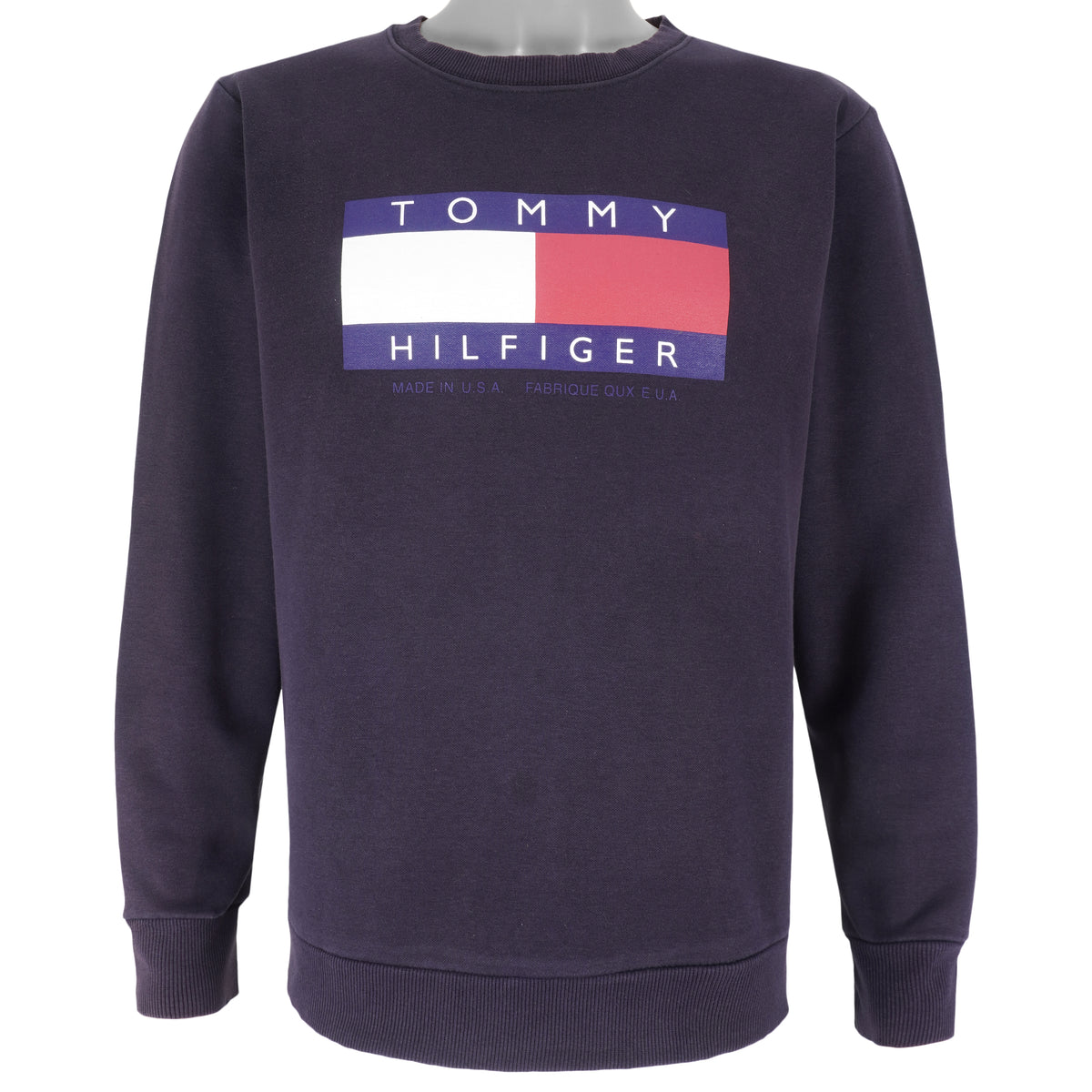 Tommy Hilfiger - Big Logo Crew Neck Sweatshirt 1990s Medium Vintage Retro