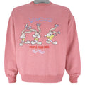Looney Tunes - Tiny Toons Bugs Bunny Crew Neck Sweatshirt 1990s X-Large Vintage Retro