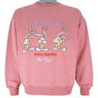 Looney Tunes - Tiny Toons Bugs Bunny Crew Neck Sweatshirt 1990s X-Large Vintage Retro