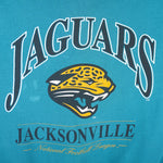 NFL (Lee) - Jacksonville Jaguars Crew Neck Sweatshirt 1996 Large Vintage Retro Football