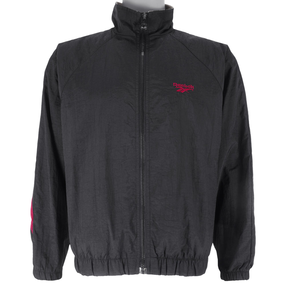 Reebok - Zip-Up Windbreaker 1990s Medium Vintage Retro