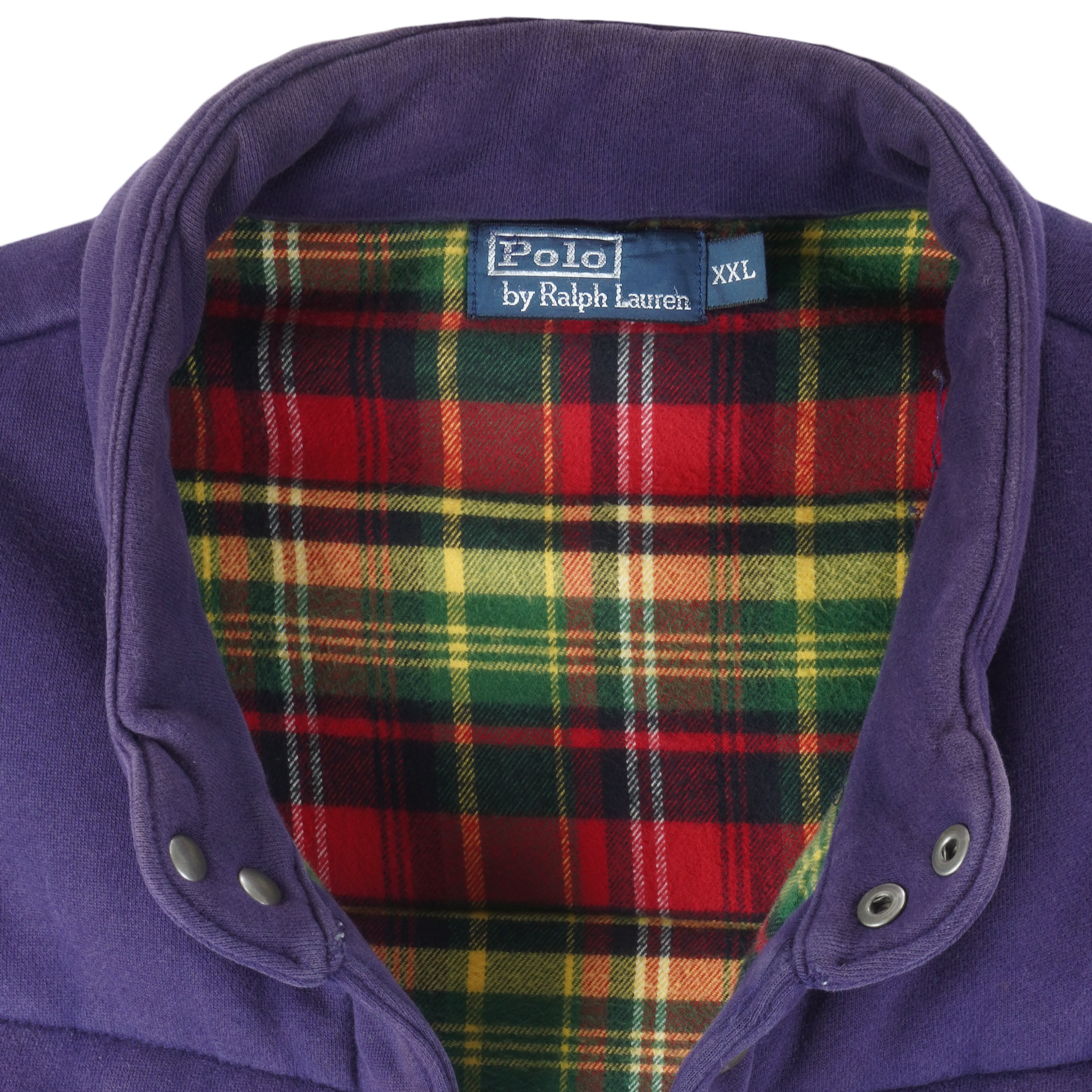 Ralph Lauren (Polo) - Navy Blue Vest Jacket 1990s XX-Large Vintage Retro
