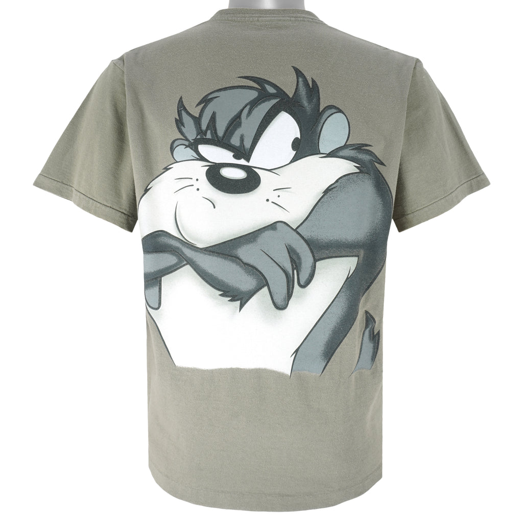 Looney Tunes (Changes) - Tasmanian Devil T-Shirt 1990s Large Vintage Retro