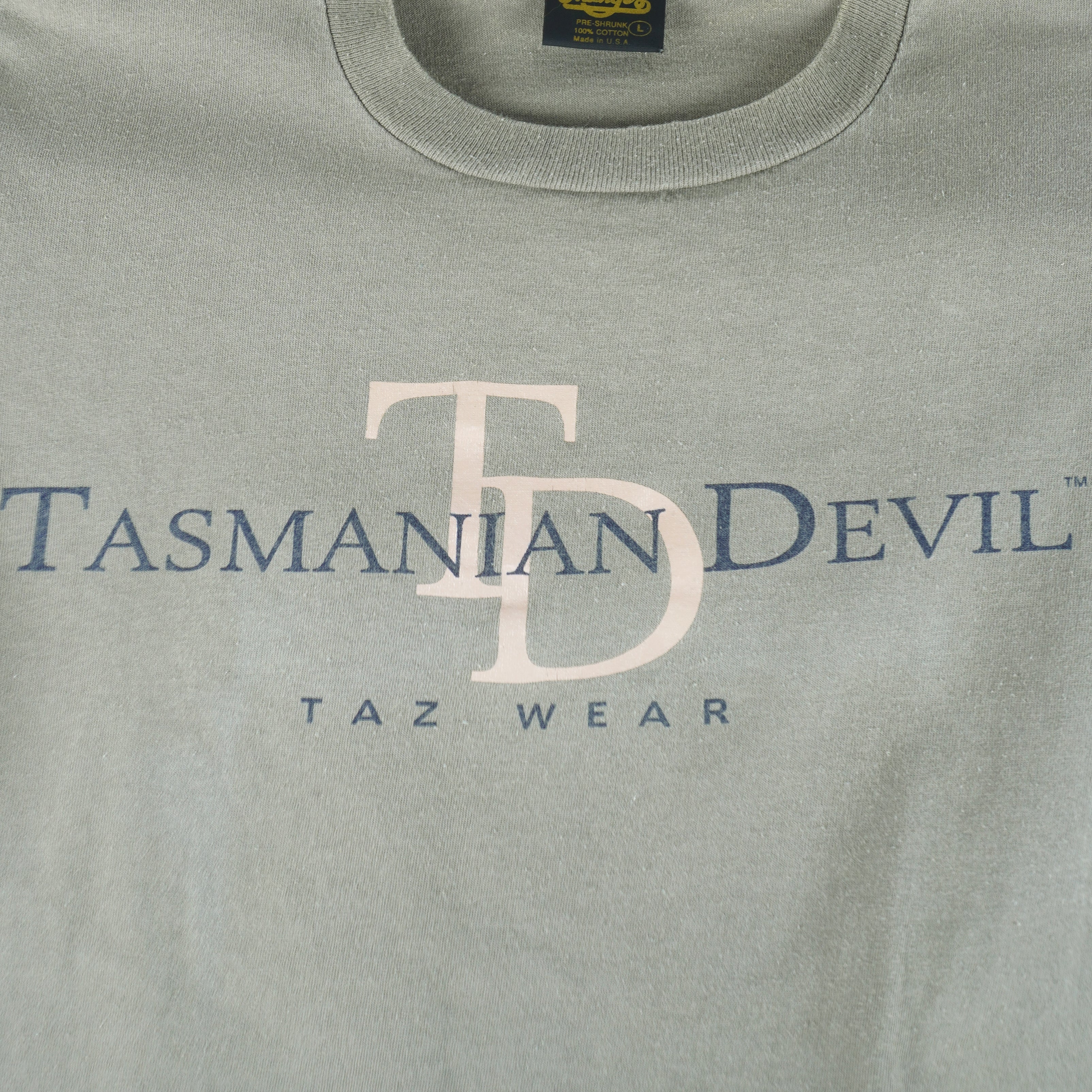 Looney Tunes (Changes) - Tasmanian Devil T-Shirt 1990s Large Vintage Retro