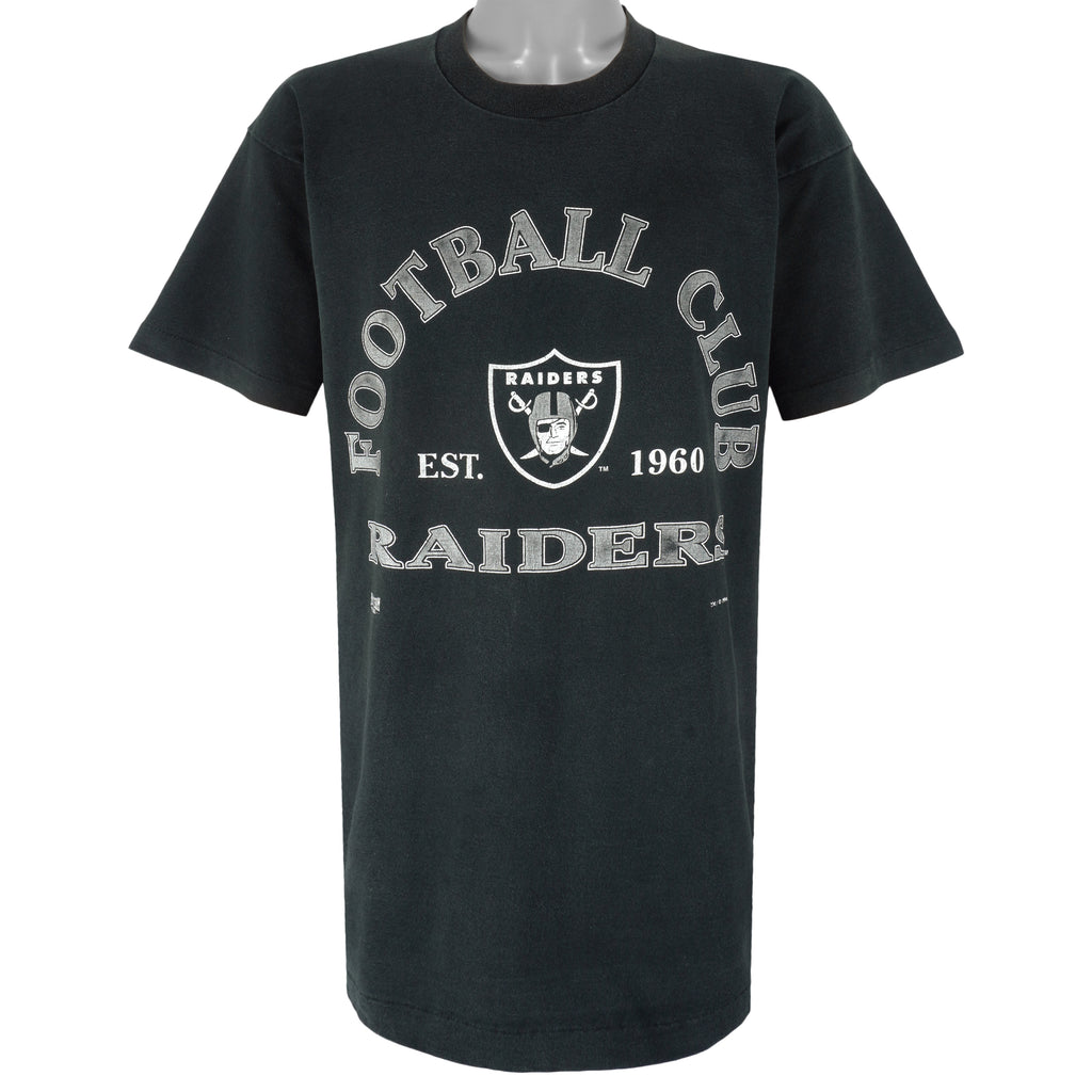 NFL (Home Team) - Oakland Raiders Football Club T-Shirt 1994 X-Large Vintage Retro Football