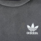 Adidas - ฺBlack Embroidered Turtleneck Sweatshirt 1990s X-Large Vintage Retro