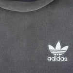 Adidas - ฺBlack Embroidered Turtleneck Sweatshirt 1990s X-Large Vintage Retro