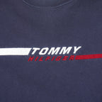 Tommy Hilfiger - Embroidered Crew Neck Sweatshirt 1990s Large Vintage Retro
