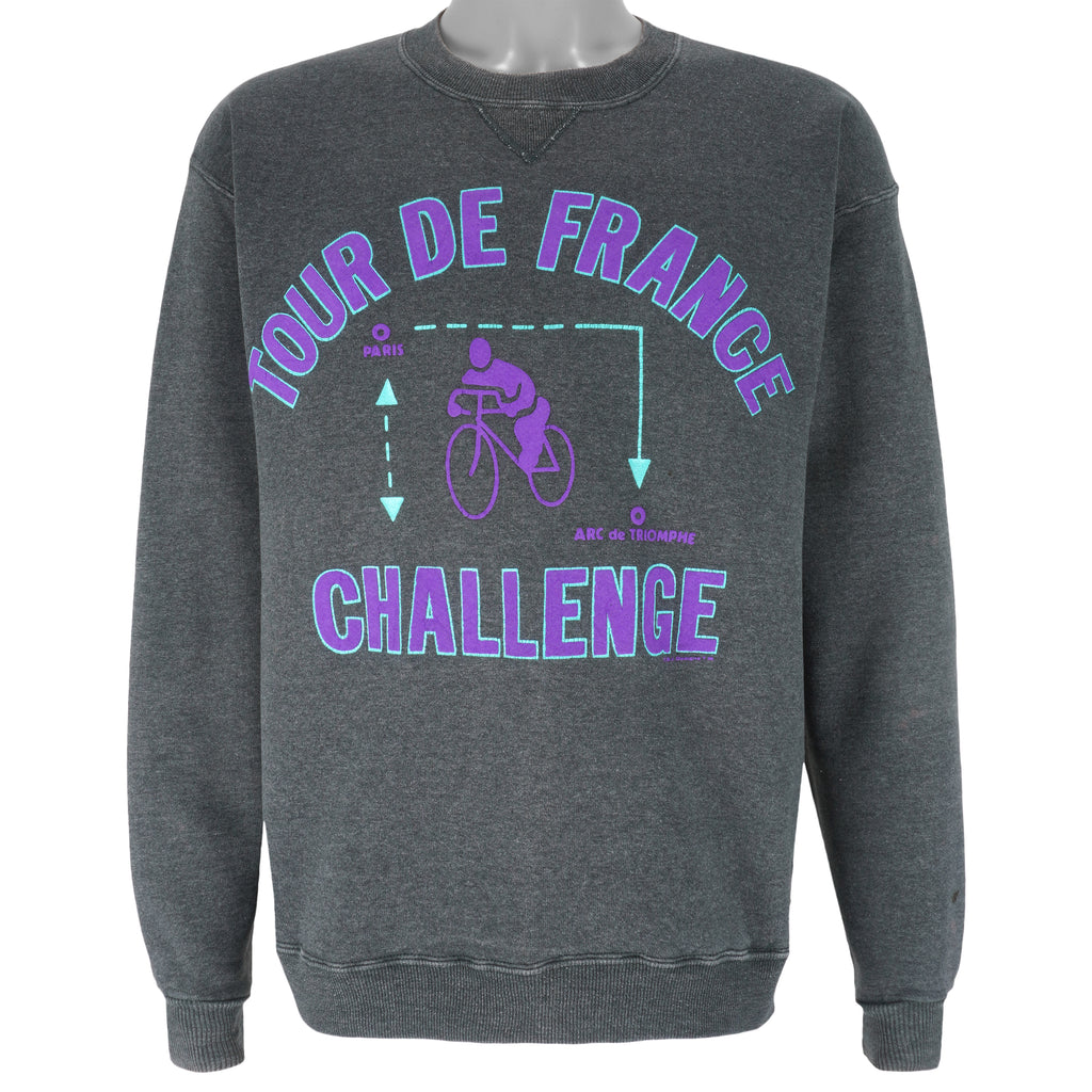 Vintage - Tour De France Crew Neck Sweatshirt 1990s Large Vintage Retro