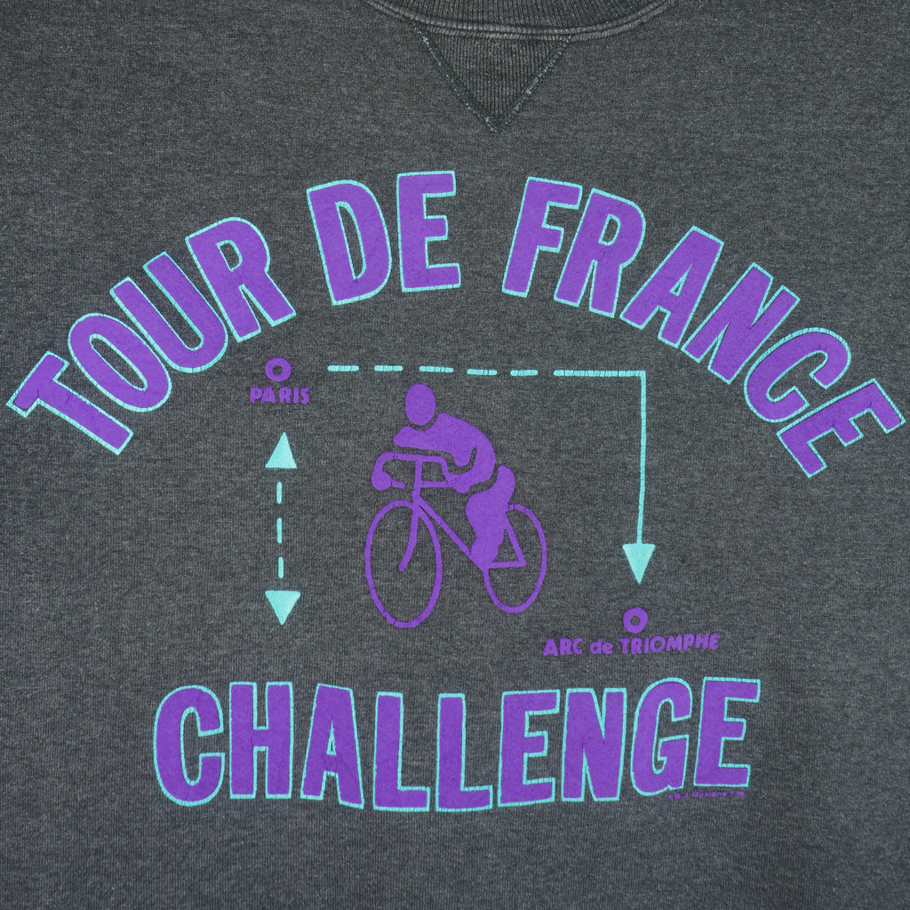 Vintage - Tour De France Crew Neck Sweatshirt 1990s Large Vintage Retro