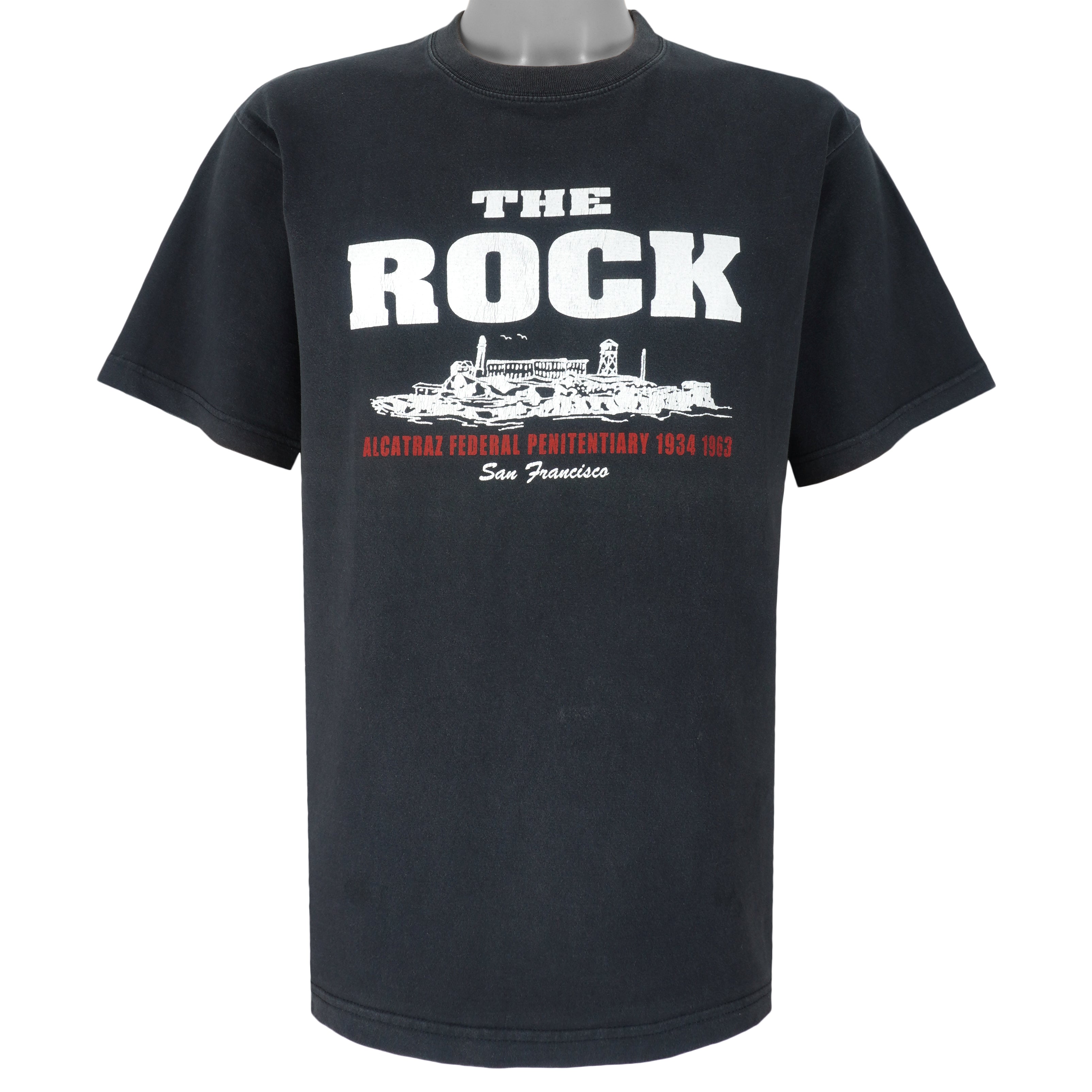 Vintage - The Rock Alcatraz Prison T-Shirt 1990s Large Vintage Retro