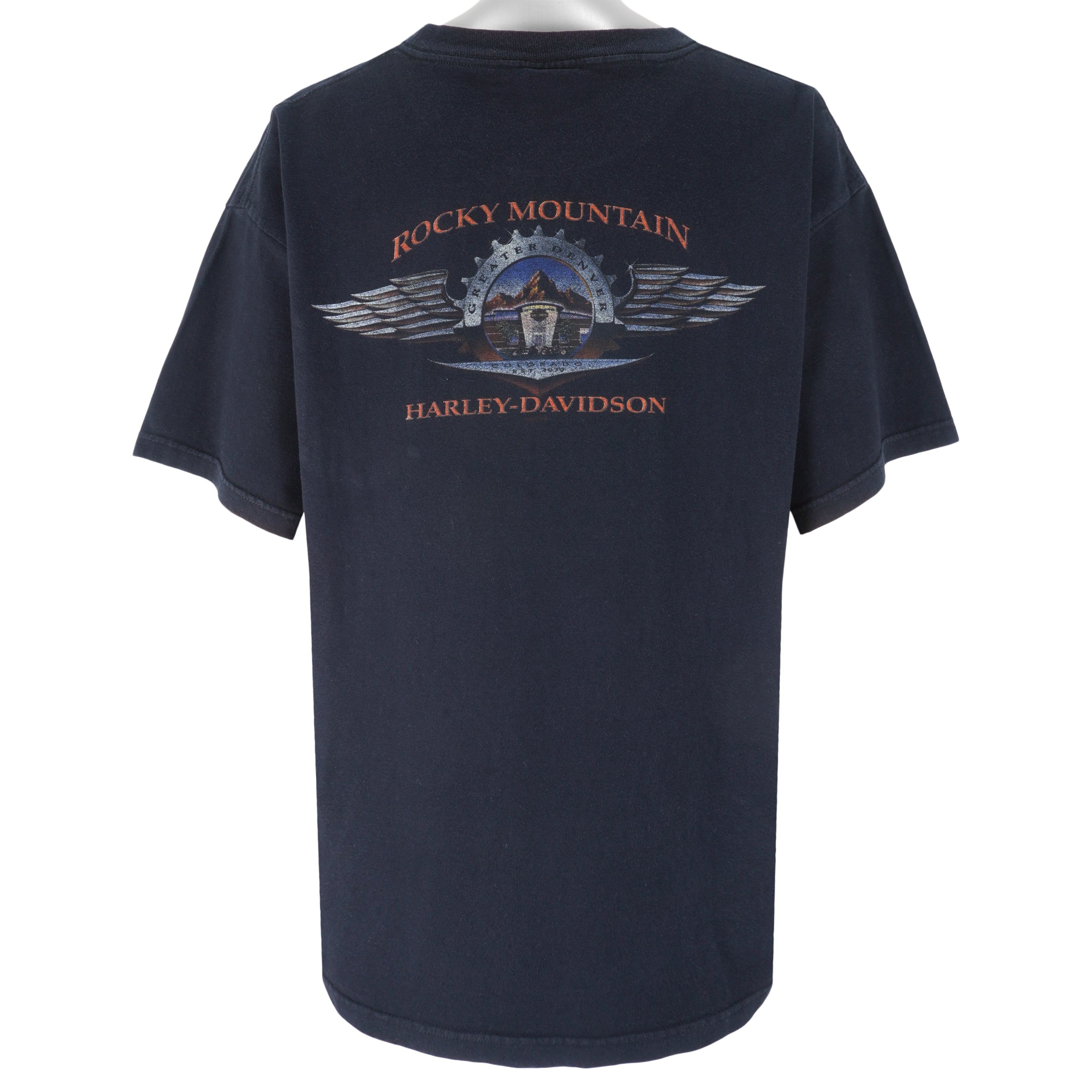 Harley Davidson - Rocky Mountain T-Shirt 2000s XX-Large  Vintage Retro