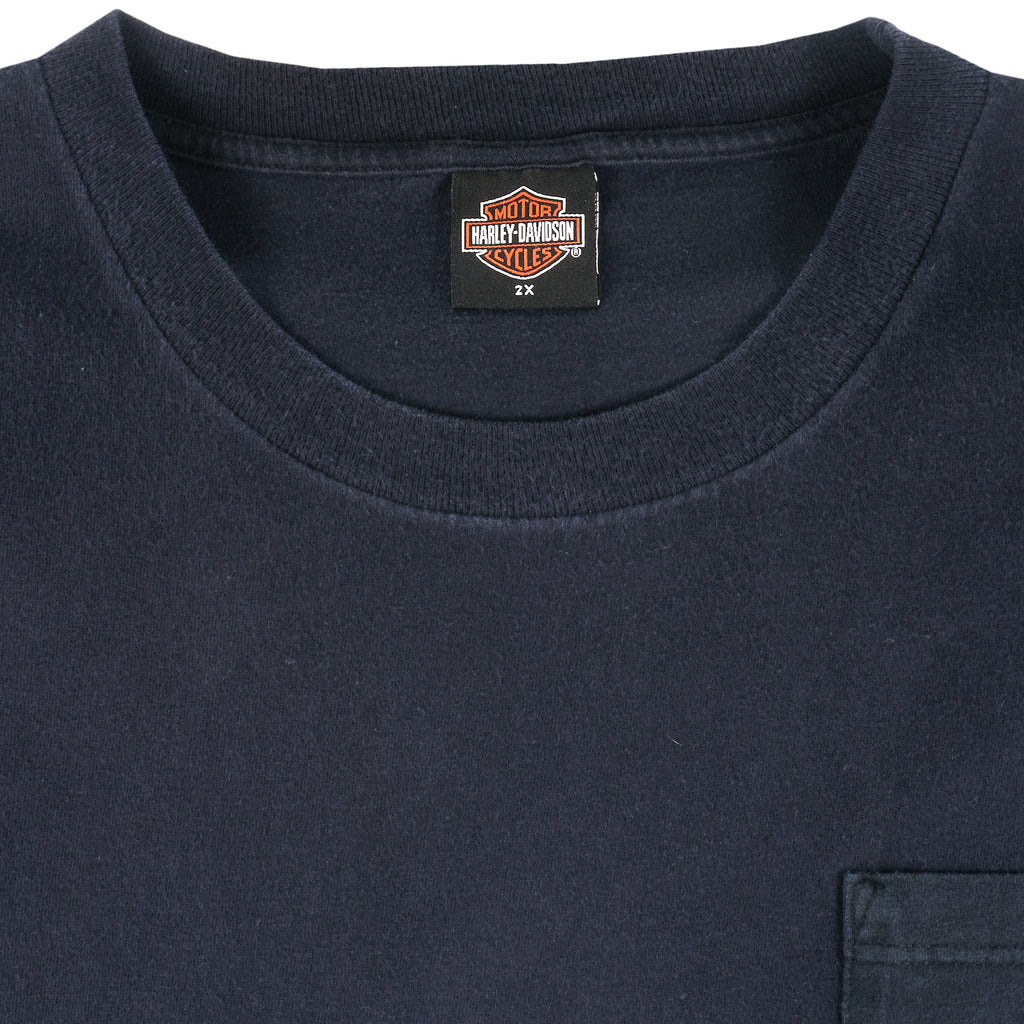 Harley Davidson - Rocky Mountain T-Shirt 1990s XX-Large  Vintage Retro