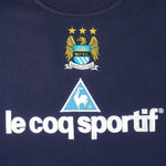 Le Coq Sportif - Blue Embroidered Crew Neck Sweatshirt 1990s X-Large Vintage Retro