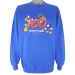 Disney - Walt Disney World 100 Years of Magic Sweatshirt 1990s X-Large