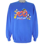 Disney - 100 Years of Magic Walt Disney World Sweatshirt 1990s X-Large Vintage Retro