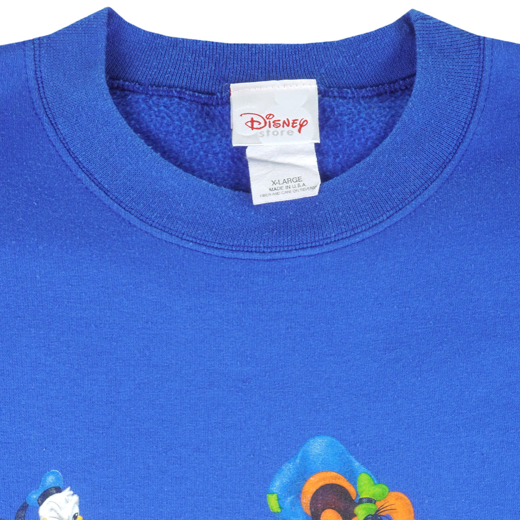 Disney - 100 Years of Magic Walt Disney World Sweatshirt 1990s X-Large Vintage Retro