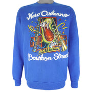 Vintage - New Orleans Party Time Crew Neck Sweatshirt 1990s X-Large Vintage Retro