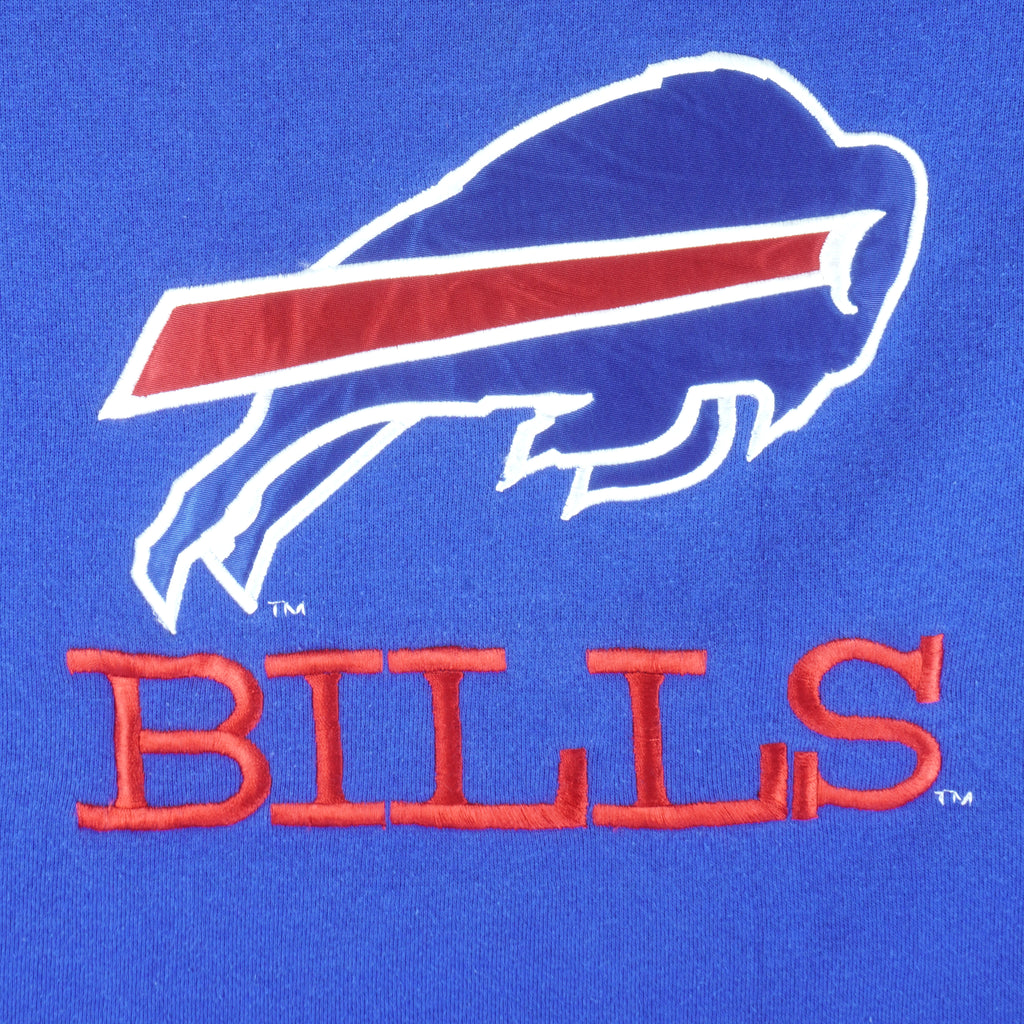NFL (Nutmeg) - Buffalo Bills Crew Neck Sweatshirt 1990s X-Large Vintage Retro Football