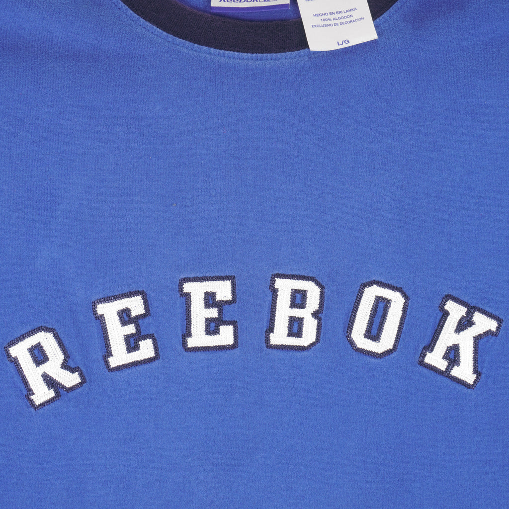 Reebok - Blue Classic T-Shirt 2000s Large Vintage Retro