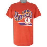MLB (Trench) - St. Louis Cardinals T-Shirt 1990 Large Vintage Retro Baseball