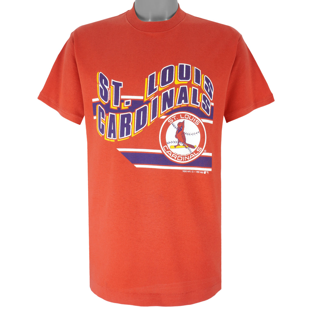 MLB (Trench) - St. Louis Cardinals T-Shirt 1990 Large Vintage Retro Baseball