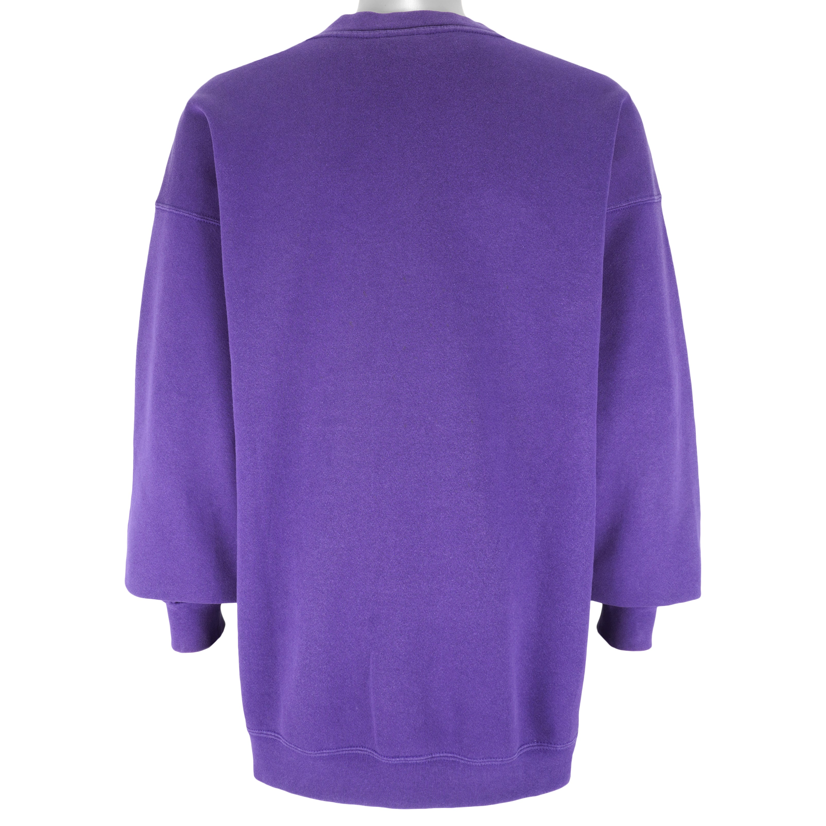 Nike - Purple Crew Neck Sweatshirt 1990s X-Large Vintage Retro