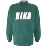 Nike - Green Crew Neck Sweatshirt 1990s Small Vintage Retro
