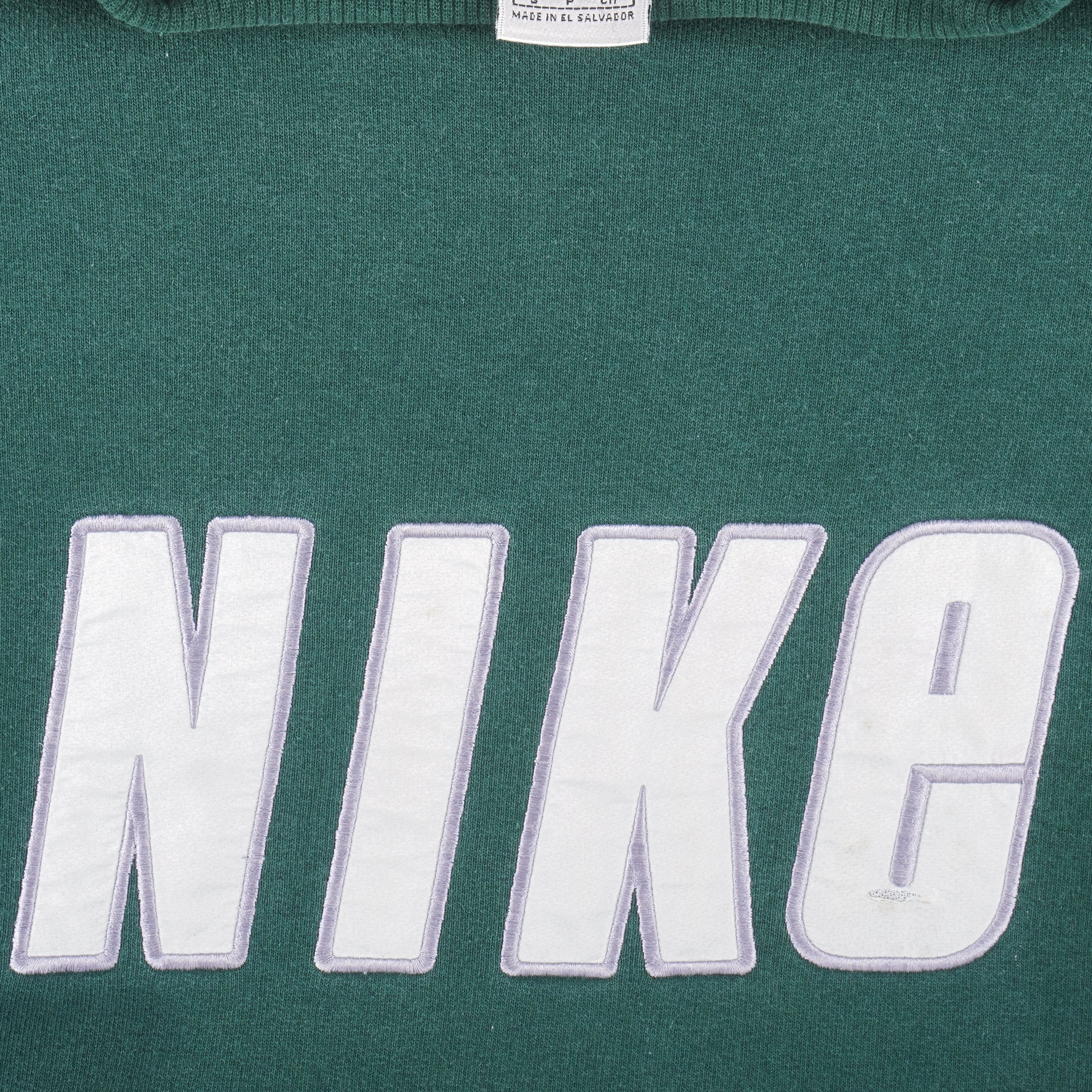Nike - Green Crew Neck Sweatshirt 1990s Small Vintage Retro