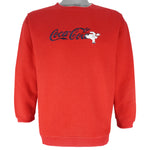 Vintage - Coca Cola Bear Embroidered Crew Neck Sweatshirt 1990s X-Large