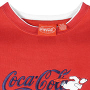 Vintage - Coca-Cola Embroidered Crew Neck Sweatshirt 1990s X-Large Vintage Retro