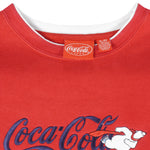 Vintage - Coca-Cola Embroidered Crew Neck Sweatshirt 1990s X-Large Vintage Retro
