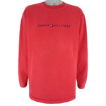 Tommy Hilfiger - Embroidered Crew Neck Sweatshirt 1990s X-Large