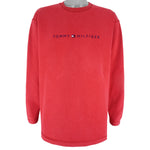 Tommy Hilfiger - Embroidered Crew Neck Sweatshirt 1990s X-Large Vintage Retro