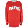 Ralph Lauren - Polo Jeans Embroidered Crew Neck Sweatshirt 1990s X-Large Vintage Retro
