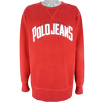 Ralph Lauren - Polo Jeans Embroidered Crew Neck Sweatshirt X-Large