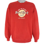 Vintage - Hard Rock Cafe Las Vegas Crew Neck Sweatshirt 1990s X-Large Vintage Retro