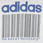 Adidas - No Sweat No Victory T-Shirt 1990s Medium Vintage Retro
