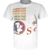 NCAA - Florida State Seminoles Single Stitch T-Shirt 1990s Small Vintage Retro College