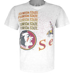 NCAA - Florida State Seminoles Single Stitch T-Shirt 1990s Small Vintage Retro College