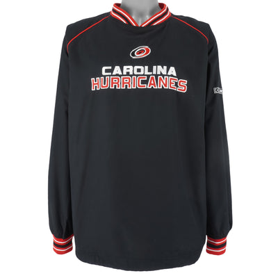 NHL (CCM) - Carolina Hurricanes Face Off Apparel Pullover 1990s Large