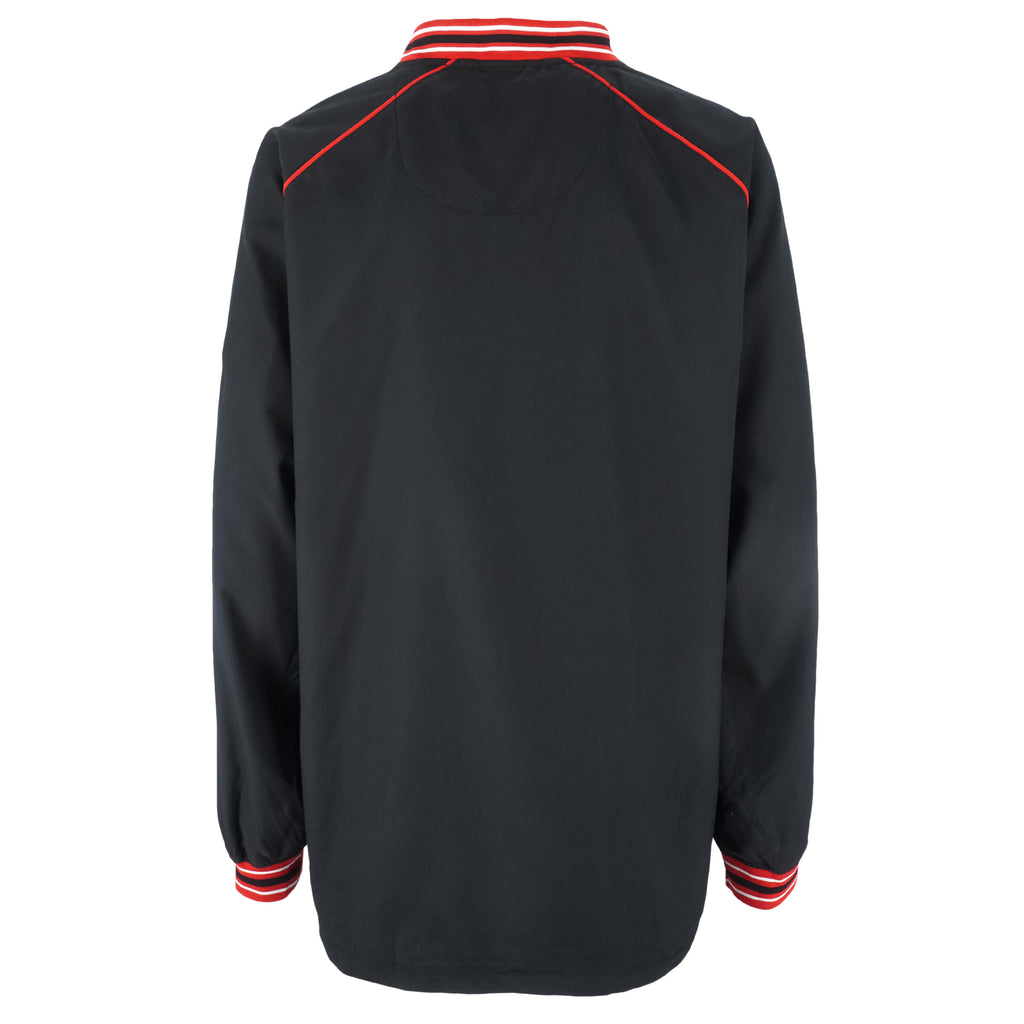 NHL (CCM) - Carolina Hurricanes Face Off Apparel Pullover 1990s Large Vintage Retro Embroidered Spell-Out
