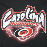 NHL (Logo Athletic) - Carolina Hurricanes Printed T-Shirt 1990s X-Large Vintage Retro