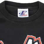 NHL (Logo Athletic) - Carolina Hurricanes Printed T-Shirt 1990s X-Large Vintage Retro