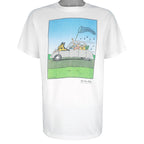 Vintage (The Far Side) - Butterfly Hunted T-Shirt 1987 Large Vintage Retro