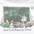Vintage (The Far Side) - School For Mechanically Declined T-Shirt 1988 X-Large Vintage Retro