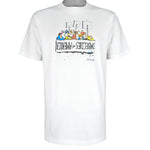 Vintage (The Far Side) - Imbeciles Of America T-Shirt 1984 Large Vintage Retro