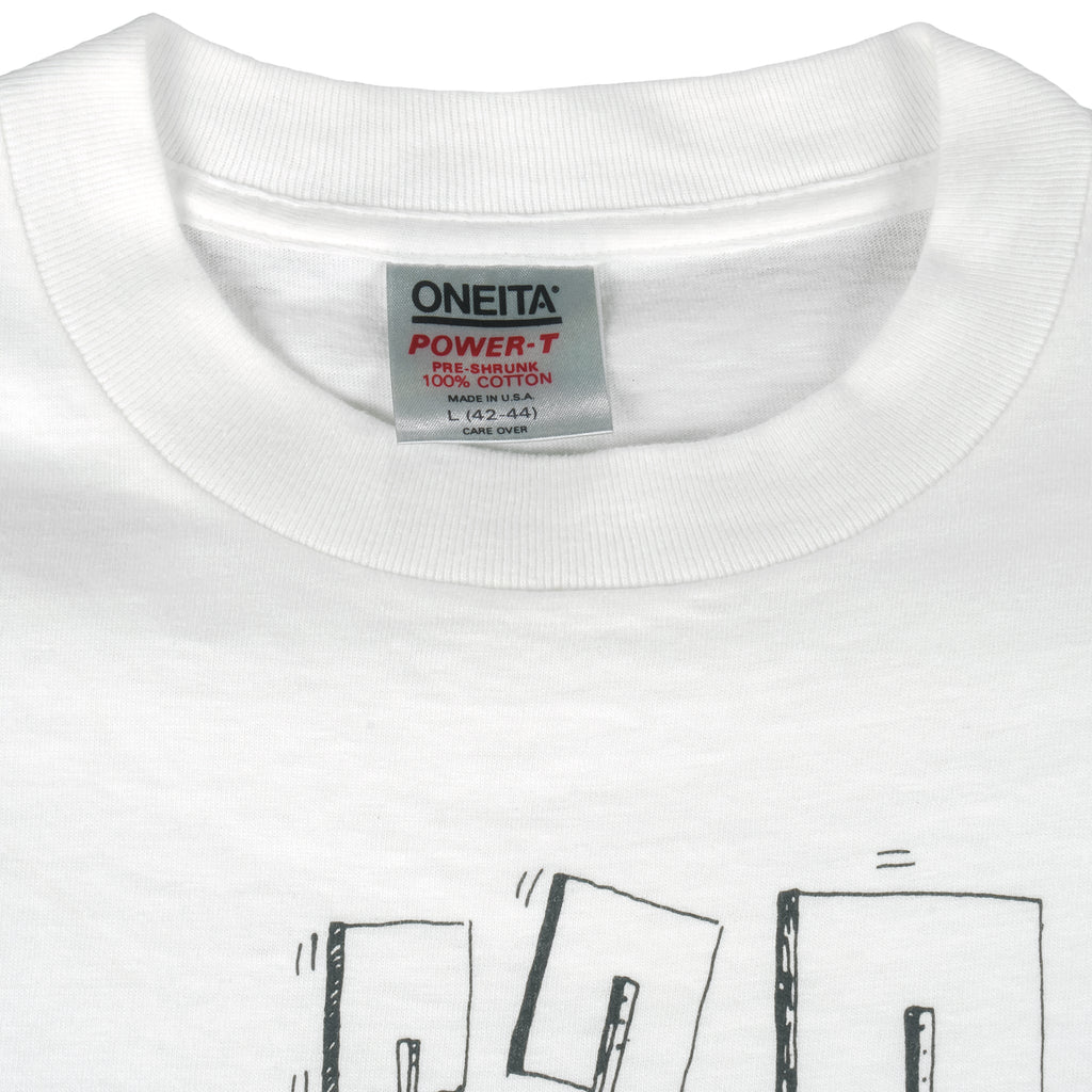 Vintage (The Far Side) - Imbeciles Of America T-Shirt 1984 Large Vintage Retro